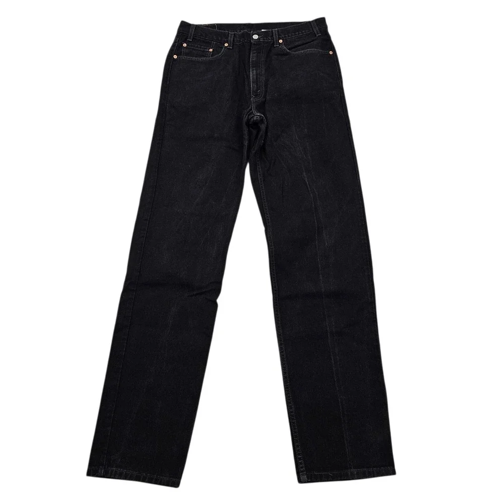 Levi's‎ 550 Relaxed Fit Jeans Mens 36x38 Tall Black Denim Tapered Vintage Skater